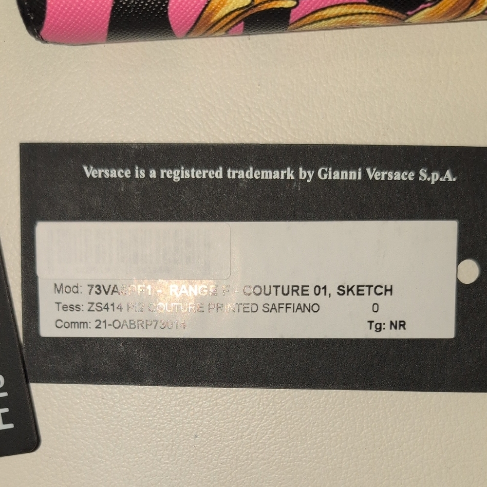 Versace Jeans Couture Pink, Gold, and Black  Wallet - Picture 5 of 16